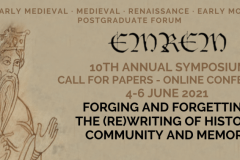 Forging and Forgetting: The (Re)writing of History, Community and Memory - deadline 1 April 2021