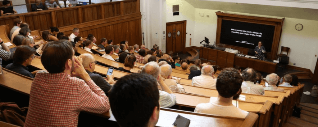 Image of lecture given at the RHS and lecture theatre