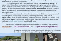 New Perspectives on the Viking Diaspora - CALL FOR PAPERS
