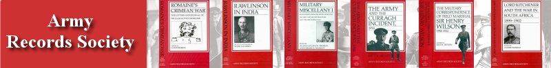Army Records Society Fellowship Scheme - CALL FOR PROPOSALS
