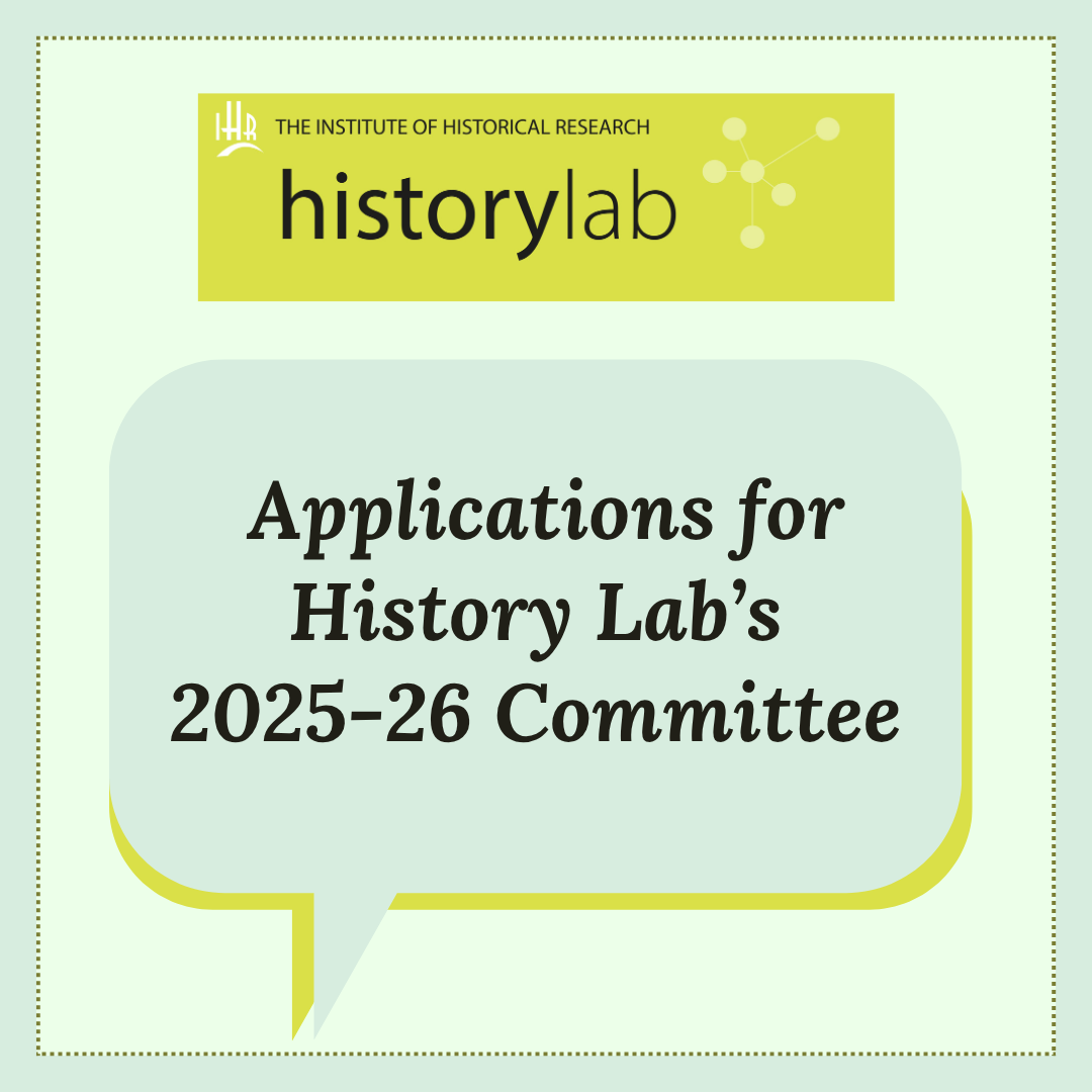 History Lab 2025-26 Committee - CALL FOR APPLICATIONS