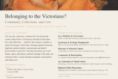 Belonging to the Victorians? Community, Collections, and Care - CALL FOR PAPERS