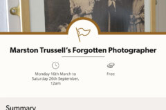 Marston Trussell's Forgotten Photographer - EXHIBITION