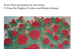 Exhibition of Paubha art in Wolfson College, University of Oxford