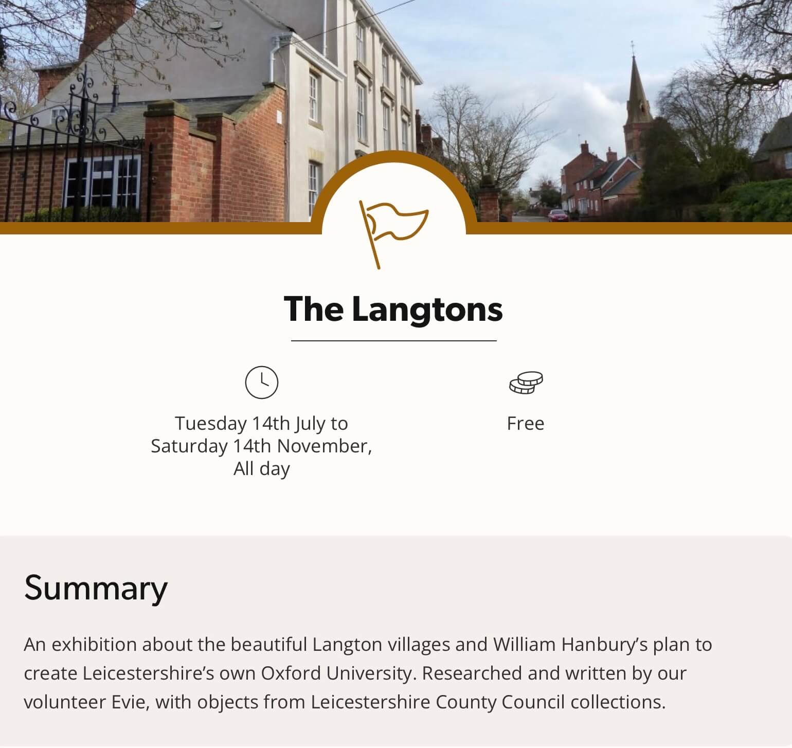 The Langton’s Exhibition - EXHIBITION