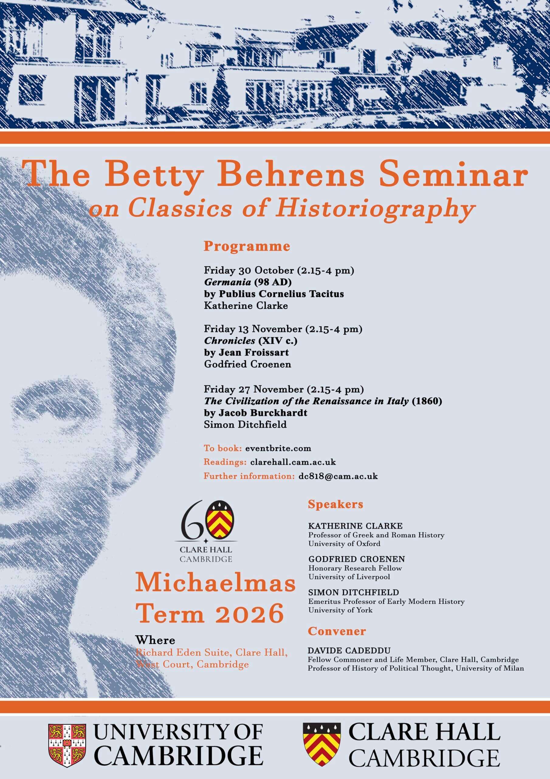 Tacitus' Germania, with Katherine Clarke (Oxford) - CONFERENCE